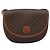 Céline Borsa a Spalla CELINE Macadam Canvas PVC Pelle Marrone Oro Auth 187770 D'oro - vista 13