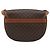 Céline Borsa a Spalla CELINE Macadam Canvas PVC Pelle Marrone Oro Auth 187770 D'oro - vista 2