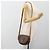 Céline Borsa a Spalla CELINE Macadam Canvas PVC Pelle Marrone Oro Auth 187770 D'oro - vista 22