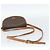 Céline Borsa a Spalla CELINE Macadam Canvas PVC Pelle Marrone Oro Auth 187770 D'oro - vista 7