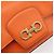 Borsa a tracolla Salvatore Ferragamo Gancini in catena di pelle arancione e oro Auth 185560 - vista 19