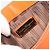 Borsa a tracolla Salvatore Ferragamo Gancini in catena di pelle arancione e oro Auth 185560 - vista 21