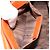 Borsa a tracolla Salvatore Ferragamo Gancini in catena di pelle arancione e oro Auth 185560 - vista 24