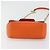 Borsa a tracolla Salvatore Ferragamo Gancini in catena di pelle arancione e oro Auth 185560 - vista 5
