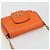Borsa a tracolla Salvatore Ferragamo Gancini in catena di pelle arancione e oro Auth 185560 - vista 6