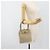 Borsa Salvatore Ferragamo Vala in scamosciato beige oro Auth ka4791 D'oro - vista 21