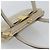 Borsa Salvatore Ferragamo Vala in scamosciato beige oro Auth ka4791 D'oro - vista 6