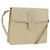 Bolsa de Ombro SAINT LAURENT YSL em Couro Marfim Ouro Auth am11905V Dourado Cru