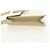 Bolsa de Ombro SAINT LAURENT YSL em Couro Marfim Ouro Auth am11905V Dourado Cru - vista 4