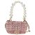 CHANEL Borsa a Spalla con Catena Tweed 2way Pink Gold CC Auth 185316M Rosa D'oro - vista 13