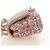 CHANEL Borsa a Spalla con Catena Tweed 2way Pink Gold CC Auth 185316M Rosa D'oro - vista 3