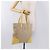 PRADA Tote Bag Canvas Beige Silber Auth 187781A - Ansicht 23