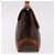 Céline Borsa CELINE Macadam Canvas PVC Pelle Marrone Oro Auth 186847 D'oro - vista 4