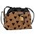 Borsa a tracolla BURBERRY in pelle Harako Marrone Oro Autentica 187618A
