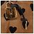 Borsa a tracolla BURBERRY in pelle Harako Marrone Oro Autentica 187618A - vista 10