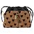 Borsa a tracolla BURBERRY in pelle Harako Marrone Oro Autentica 187618A - vista 13