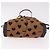 Borsa a tracolla BURBERRY in pelle Harako Marrone Oro Autentica 187618A - vista 6