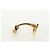 LOUIS VUITTON Damier Ebene Gemelli Gold Tone LV Auth 184847V - vista 14