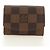 LOUIS VUITTON Damier Ebene Gemelli Gold Tone LV Auth 184847V - vista 19