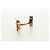 LOUIS VUITTON Damier Ebene Gemelli Gold Tone LV Auth 184847V - vista 9