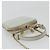 Borsa a tracolla e pochette per telefono Christian Dior Cannage in vernice azzurro chiaro e oro Auth 185556 D'oro Blu chiaro - vista 6