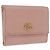 Portafoglio GUCCI GG Marmont in Pelle Rosa Oro 524672 Auth 186349M