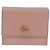 Portafoglio GUCCI GG Marmont in Pelle Rosa Oro 524672 Auth 186349M - vista 13