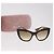 Gafas de sol Miu Miu de plástico Marrón Auth 186352M Castaño - vista 12