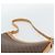Céline Borsa a Spalla CELINE Macadam Canvas PVC Pelle Marrone Oro Auth 187649V D'oro - vista 14