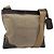 Borsa a tracolla PRADA Tela Beige Argento Auth ka4823