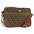 Borsa a tracolla Salvatore Ferragamo in tela verde e oro Auth BA13340A D'oro