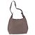 Bolso de hombro LOEWE de cuero morado gris Auth 186309 Morado oscuro - vista 2