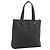 Salvatore Ferragamo Tote Bag Leder Schwarz Silber Auth ka4781