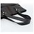 Salvatore Ferragamo Tote Bag Leder Schwarz Silber Auth ka4781 - Ansicht 7
