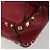 VALENTINO Studs Backpack Leather Red Gold Auth BA13290 Golden - view 16