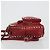 VALENTINO Studs Backpack Leather Red Gold Auth BA13290 Golden - view 4