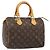 LOUIS VUITTON Borsa Monogram Speedy 25 M41528 LV Auth 187107SAM Monogramma