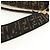 FENDI Zucca Canvas Mamma Baguette Shoulder Bag 2way Black Brown Auth 185598SM Marrone Nero - vista 18