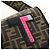 FENDI Zucca Canvas Mamma Baguette Shoulder Bag 2way Black Brown Auth 185598SM Marrone Nero - vista 25