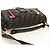 FENDI Zucca Canvas Mamma Baguette Shoulder Bag 2way Black Brown Auth 185598SM Marrone Nero - vista 6