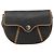 Bolso de Hombro Christian Dior Honeycomb Canvas PVC Negro Oro Auth 186807 Dorado - vista 2