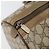 Bolsa Boston GUCCI GG Supreme Web Sherry Line PVC Bege Ouro 40 02 007 Auth 186023 Dourado - vista 10