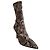 Stella Mc Cartney Botines Stella McCartney Coffee Iconic Snake Print Castaño