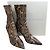 Stella Mc Cartney Botines Stella McCartney Coffee Iconic Snake Print Castaño - vista 6