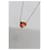 Van Cleef & Arpels Rose Gold Carnelian and Onyx Lucky Spring Pendant  - view 5
