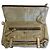 Clutch Coach in pelle oro metallizzato D'oro - vista 3