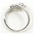 Autre Marque Anillo de banda de platino PT900 con diamante - vista 2