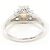 Autre Marque Platinring mit Opal und Diamanten - Ansicht 4