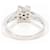 Autre Marque Platinring mit Diamant - Ansicht 3