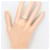 Autre Marque PT900 Platinring mit 0.32ct Diamant - Ansicht 6